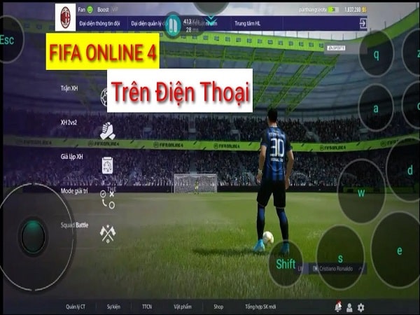 Cách chơi fifa online 4 trên điện thoại chi tiết đơn giản