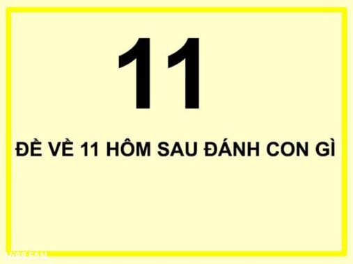Đề về 11 – Thống kê bộ số lô đẹp khi đề về 11