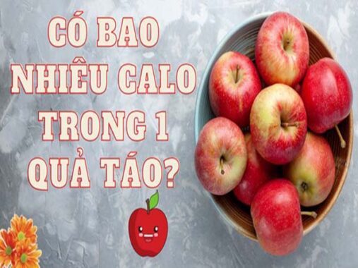 Một quả táo chứa bao nhiêu calo – Lượng calo chứa trong quả táo