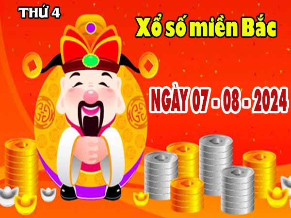 Dự đoán XSMB ngày 7/8/2024 thứ 4 hôm nay chính xác nhất