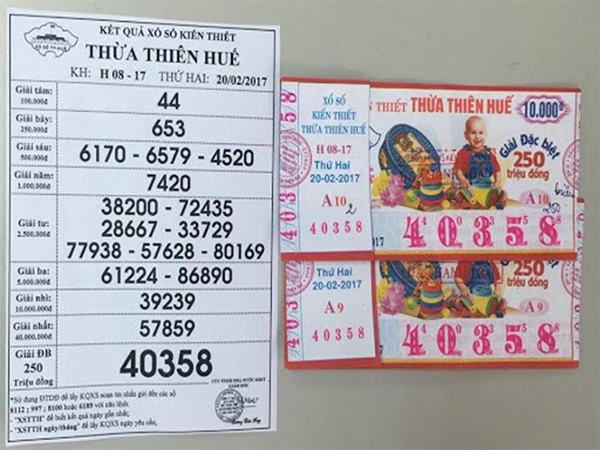 Cơ cấu giải 7 vé số trúng bao nhiêu theo từng vùng miền?