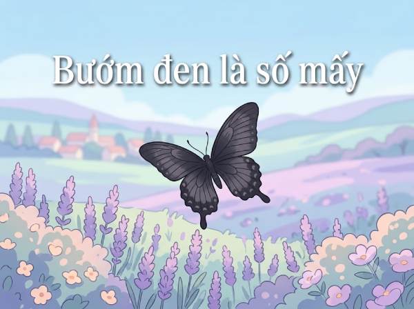 Giải mã ý nghĩa con bướm đen số mấy, số gì giúp phát tài?