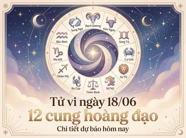Tổng quan vận khí ngày 18/06/2026