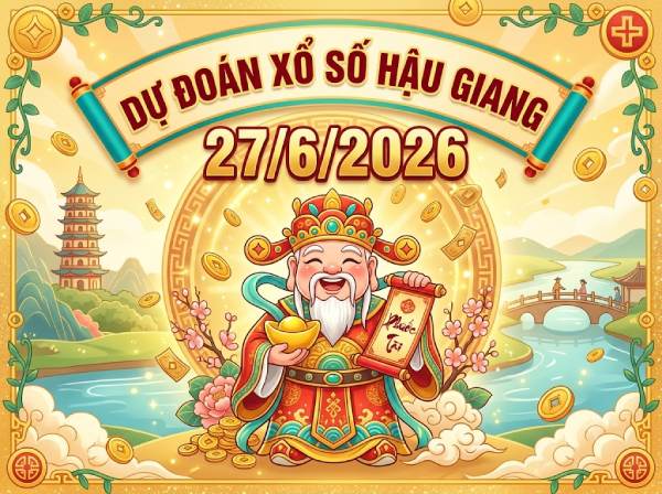 Dự đoán XSHG ngày 27 tháng 6 năm 2026 siêu chính xác