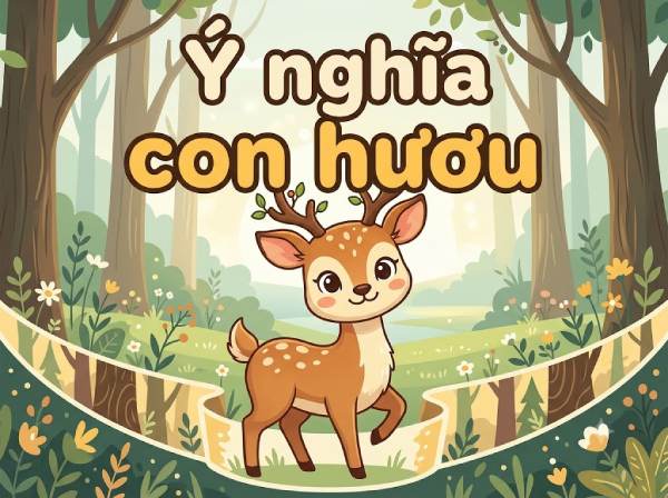 Ý nghĩa con hươu trong quan niệm dân gian?
