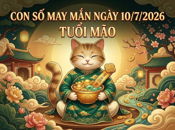 Tham khảo con số may mắn ngày 10/07 kích tài lộc tuổi Mão